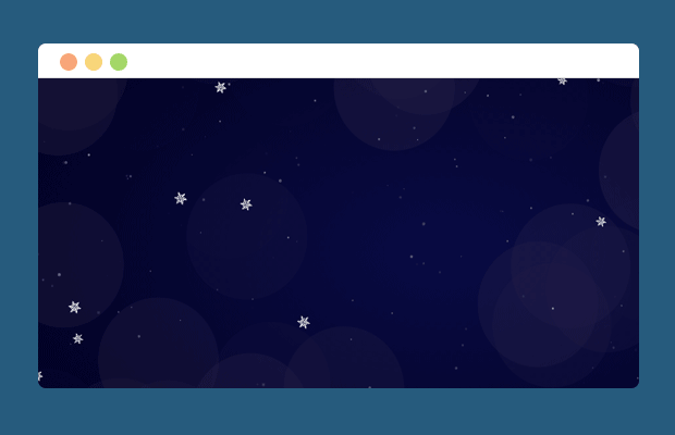 html5制作雪花效果